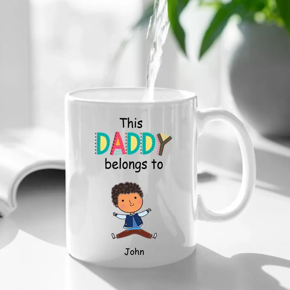Personalized Custom Mug Life Is Just Better With kids, This Grandpa belongs to Kids Mug