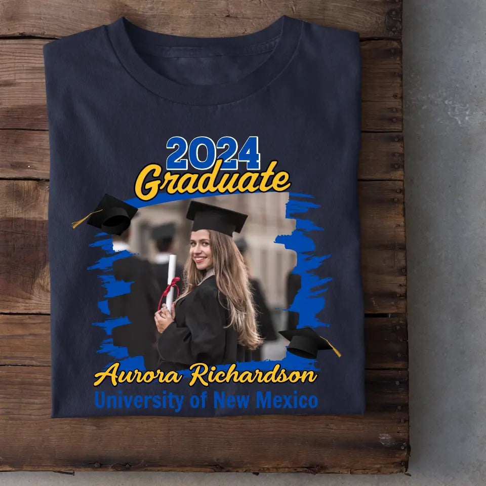 Custom Photo Graduation Celebration - Gift For Friends, Children - Personalized T Shirt