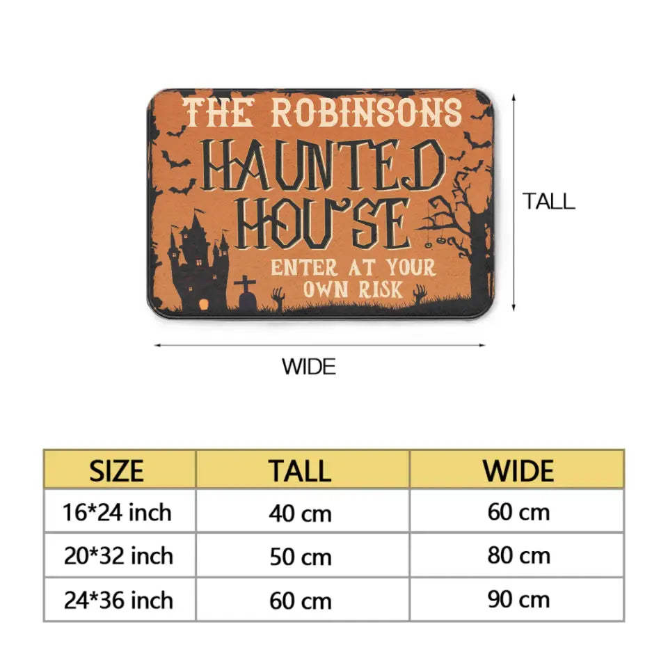 At Your Own Risk - Halloween Personalized Decorative Cushion