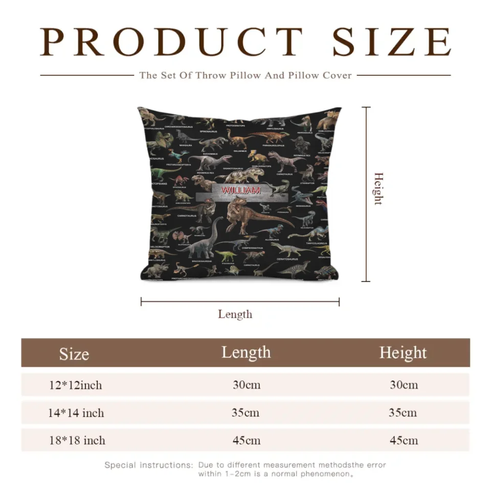 Jurassic Dinosaur Rally - Dinosaur Themed Personalised Name Blanket And Pillowcase- Gifts for Child,Friend,Dinosaur Fanatics