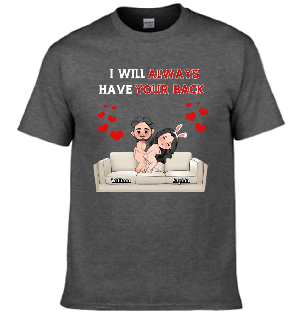 Customized Fun Couple Clothes - Personalized Name and Cartoon Couple Image Quirky Fun Costume - A Gift For Girlfriend,Boyfriend,Husband,Wife