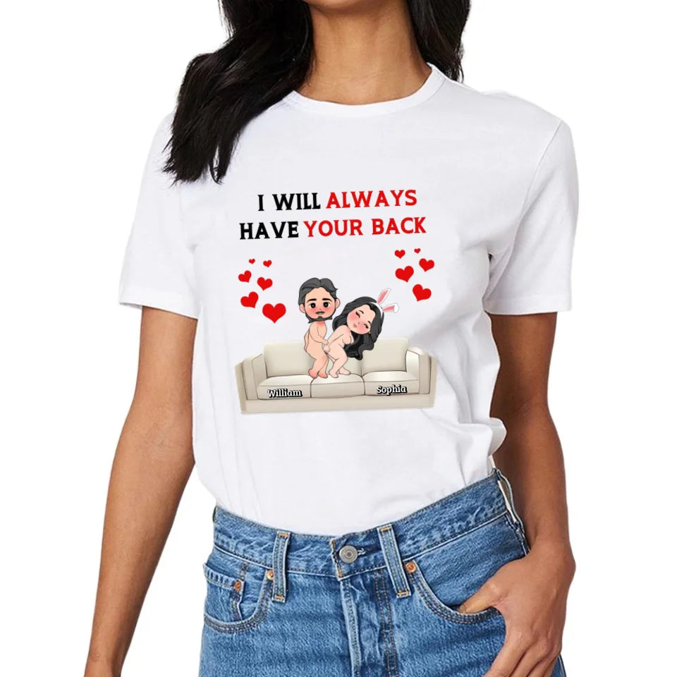 Customized Fun Couple Clothes - Personalized Name and Cartoon Couple Image Quirky Fun Costume - A Gift For Girlfriend,Boyfriend,Husband,Wife