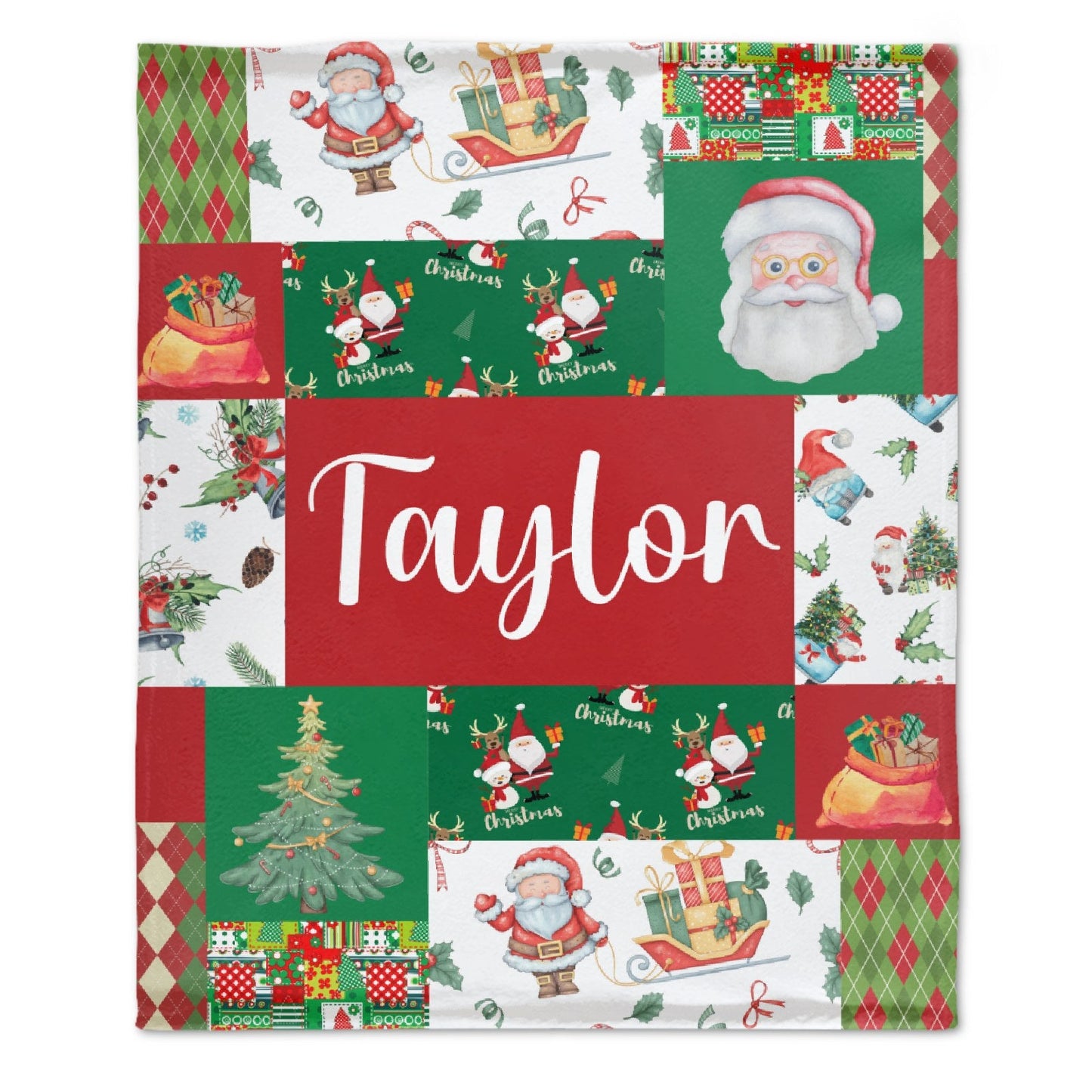 ️Christmas Personalized Christmas Baby Blanket