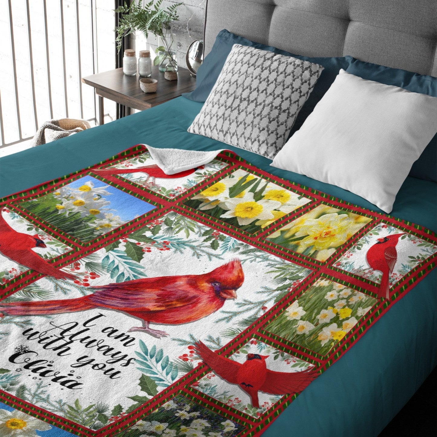 ️Custom Name I'm Always With You Blanket