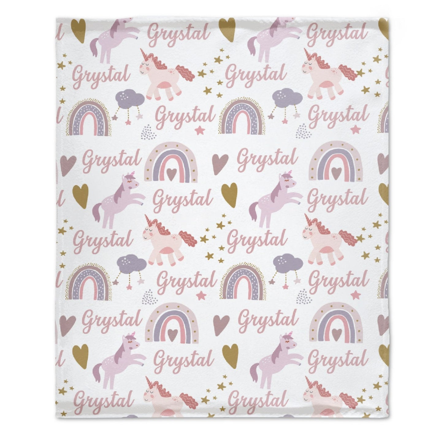 ️Unicorns Dream of Personalized Blankets for KidsBaby