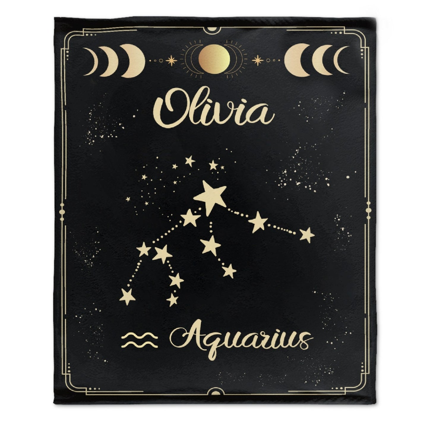 ️12 Horoscope Astrology Throw Blanket