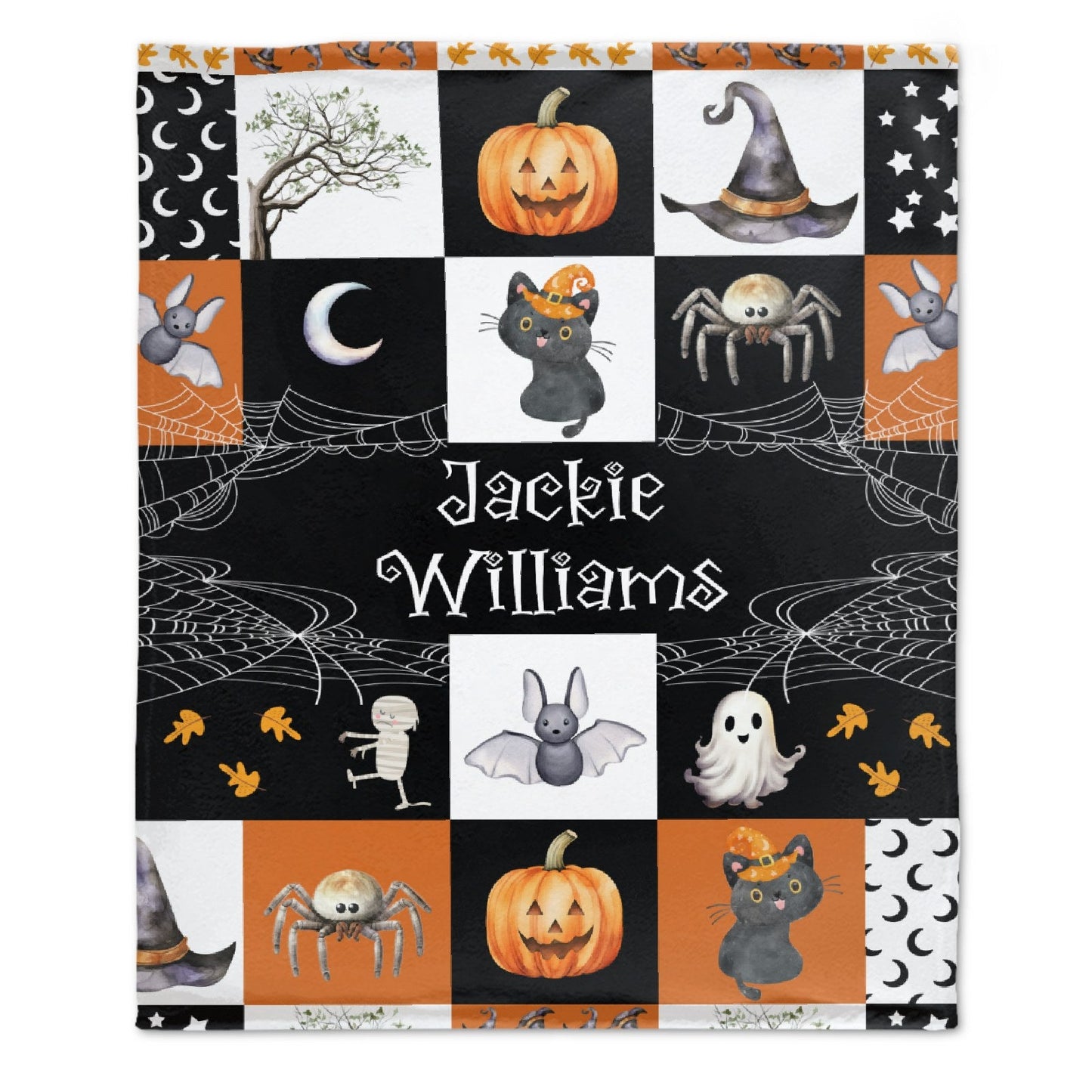 ️Personalized Halloween Spooky Season Kids Blanket