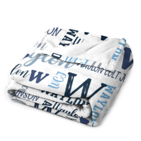 ️Personalized Name Blankets - Blankets for for Birthday Christmas