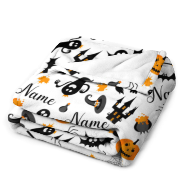 ️Halloween Name Personalized Custom Blanket