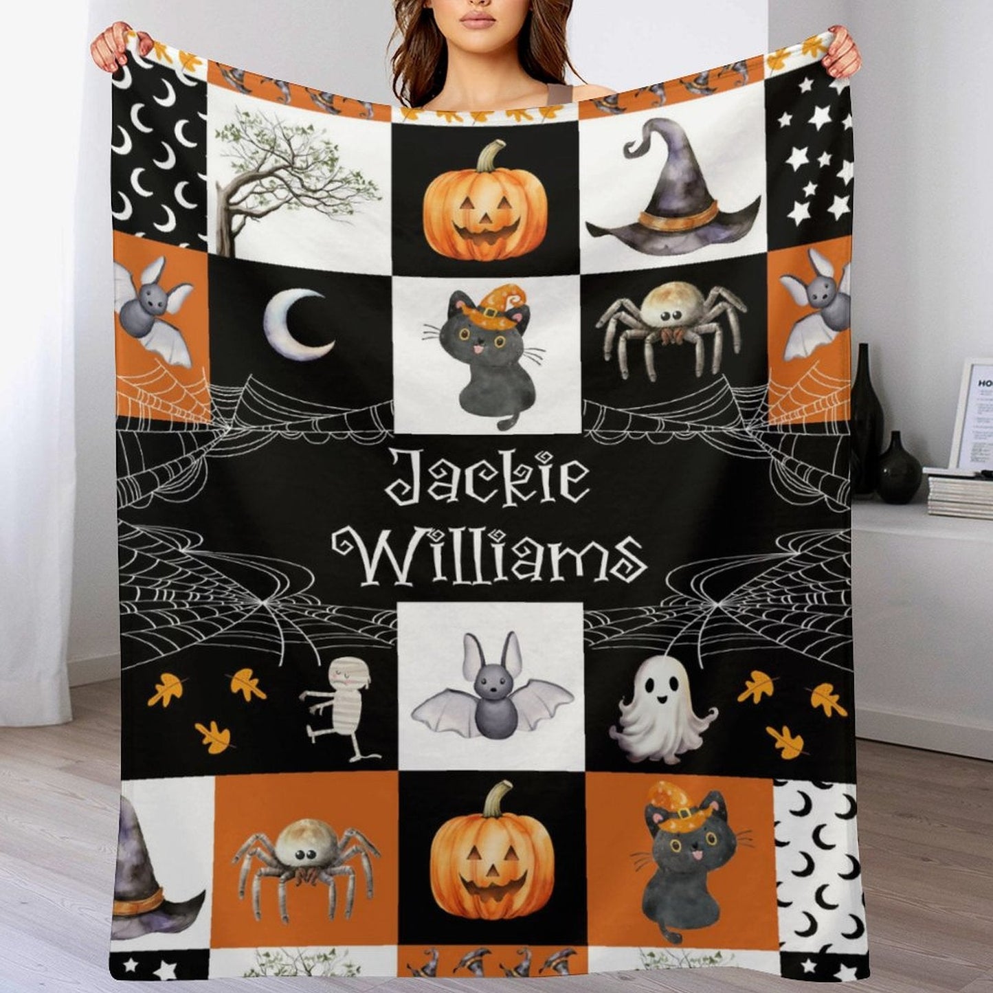 ️Personalized Halloween Spooky Season Kids Blanket