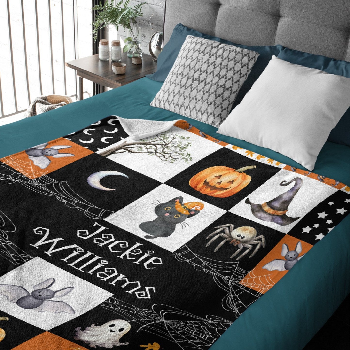 ️Personalized Halloween Spooky Season Kids Blanket