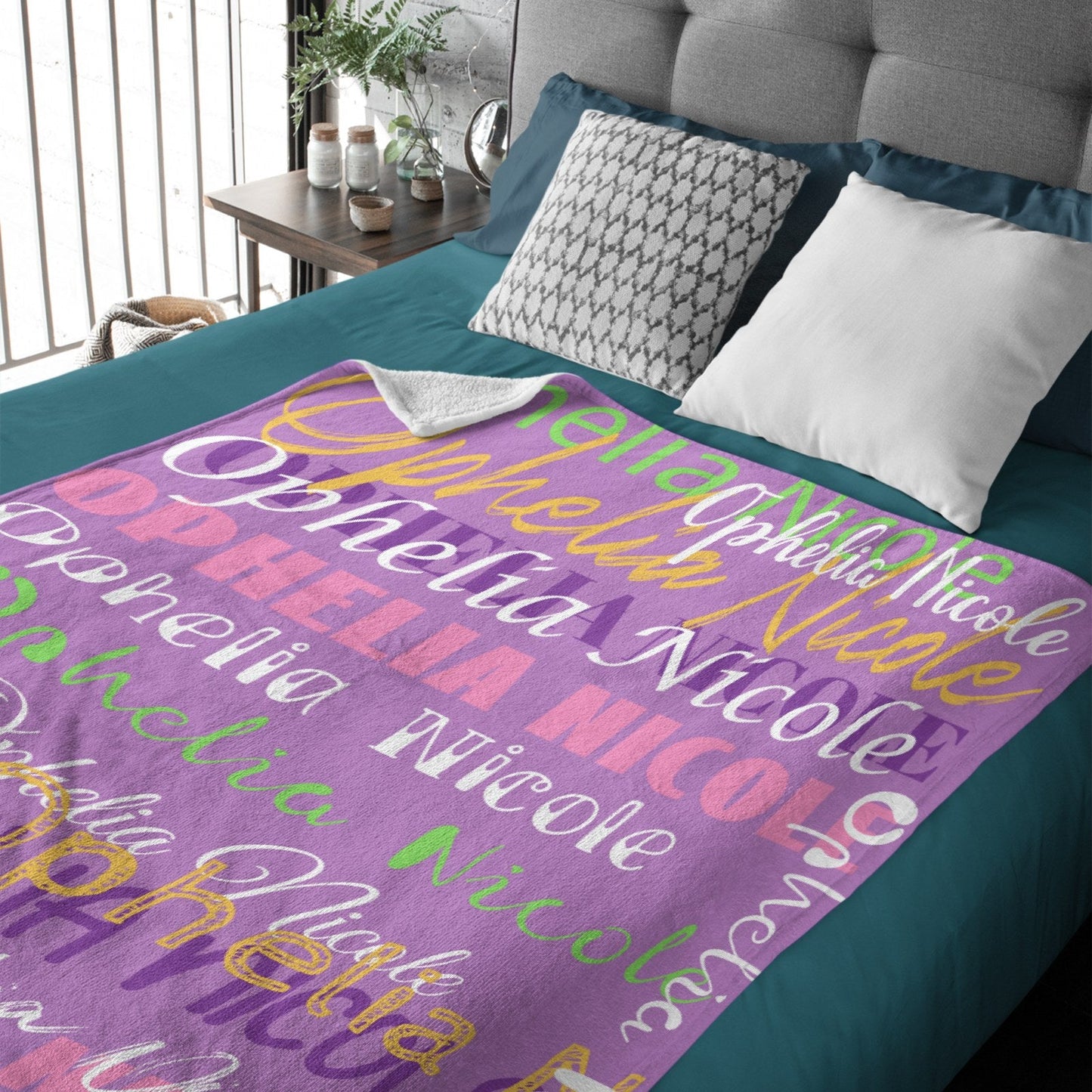 ️Personalized Name Blanket
