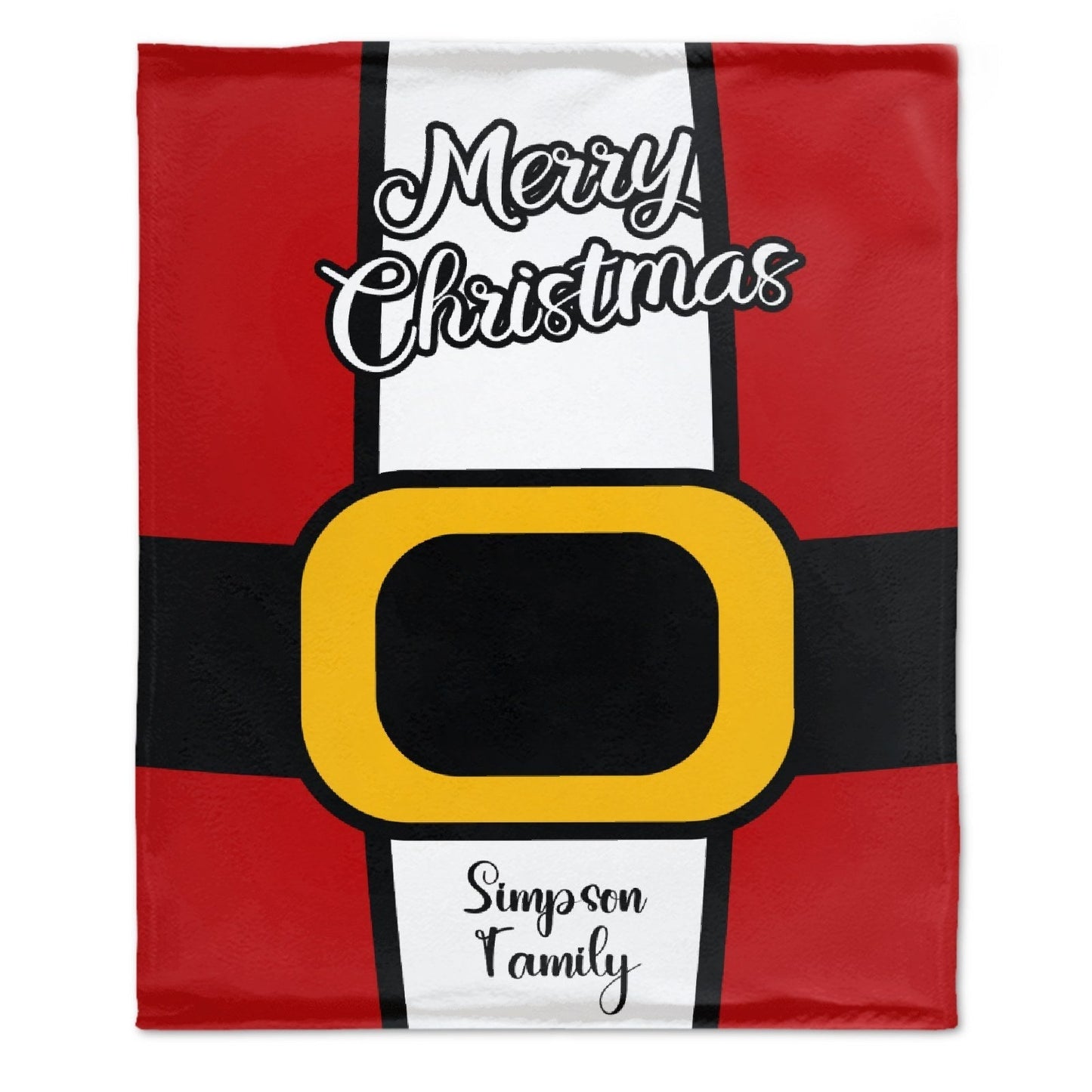 ️Personalized Christmas Santa Name Blanket-Funny Christmas Gift