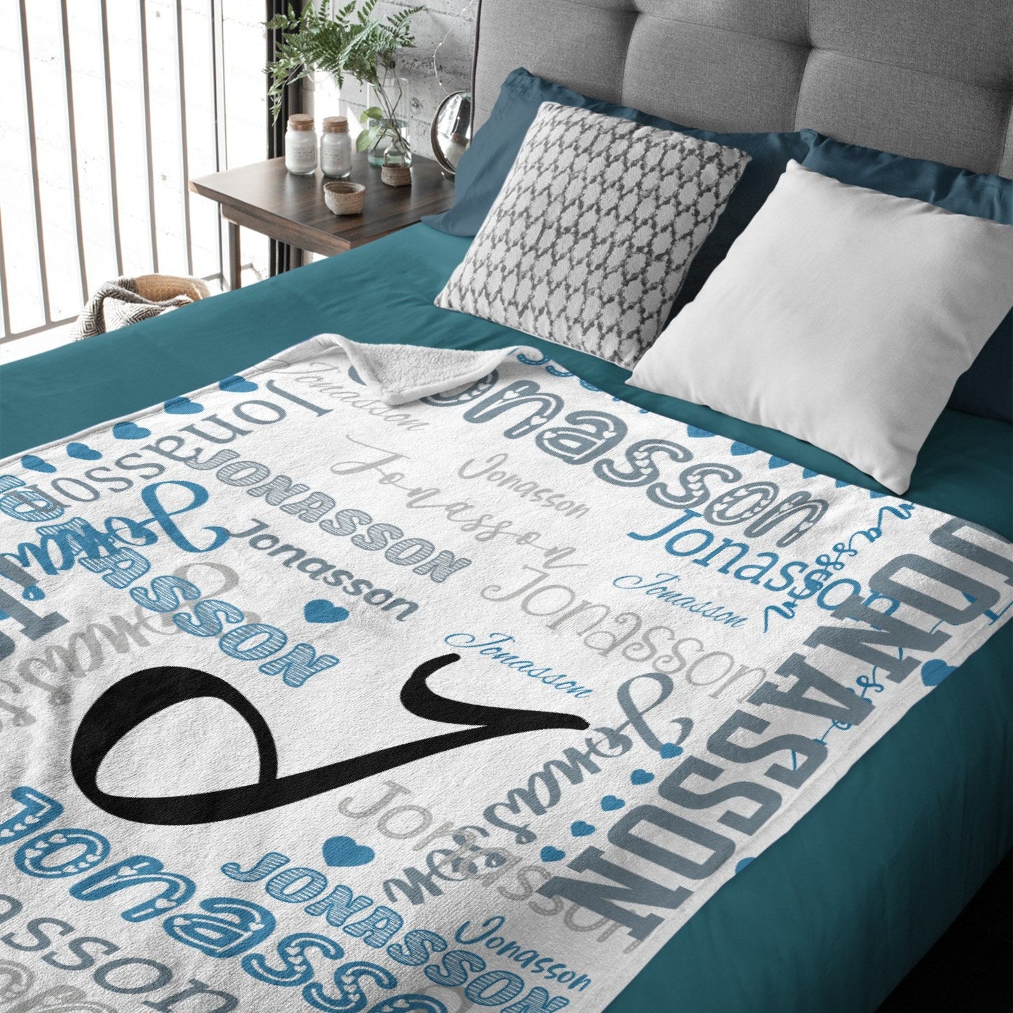 ️Multicolor Name Personalized Custom Blanket - Perfect for Birthday Gifts