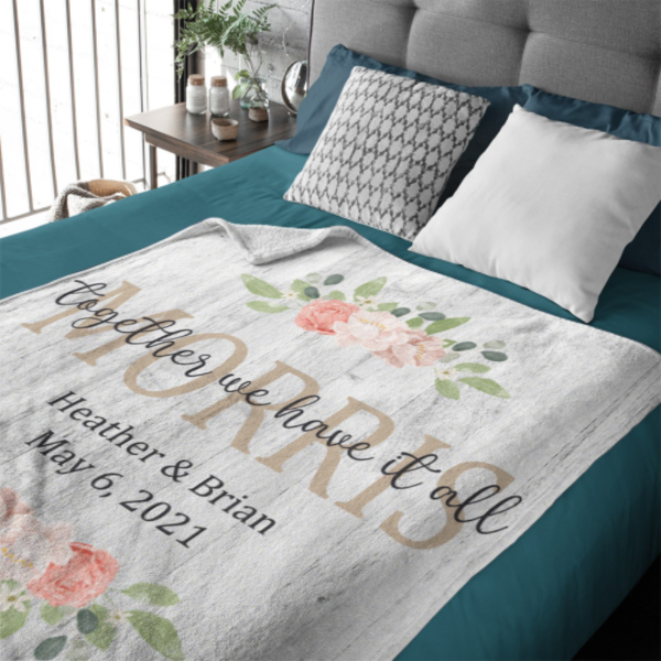 Together We Have It All Blanket - Gift for Couple