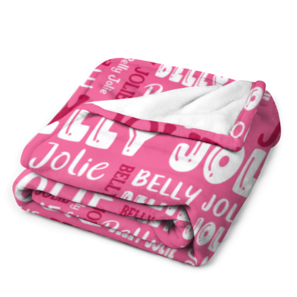 ️Personalized Customized Name Blanket - for Adult Kid Birthday Christmas Mothers Fathers Valentines Day Gift