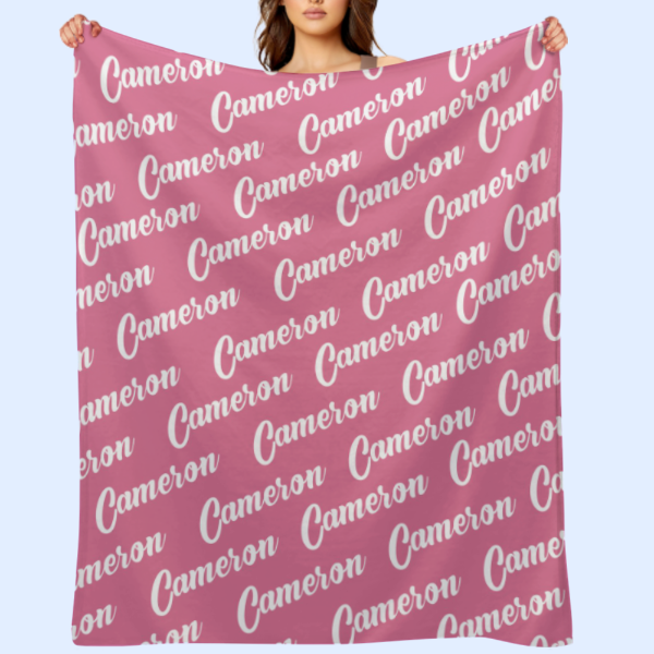 ️Custom Name Blanket for Adults Kids Personalized - Gifts for Birthday Christmas