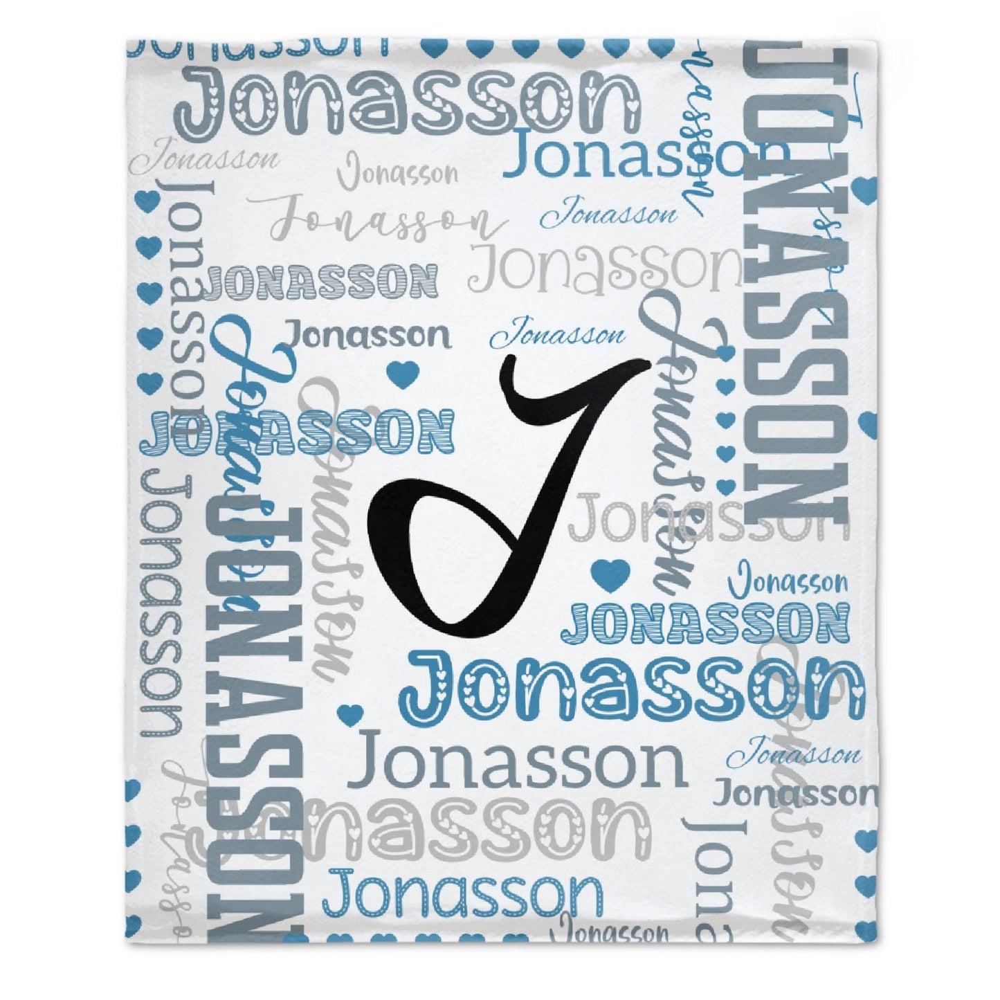 ️Multicolor Name Personalized Custom Blanket - Perfect for Birthday Gifts