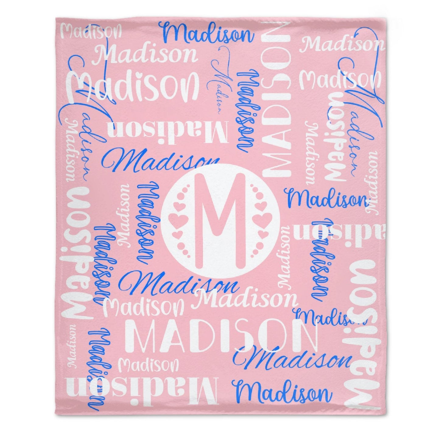 ️Multicolor Unisex Name Personalized Custom Blanket - Perfect for Birthday Gifts