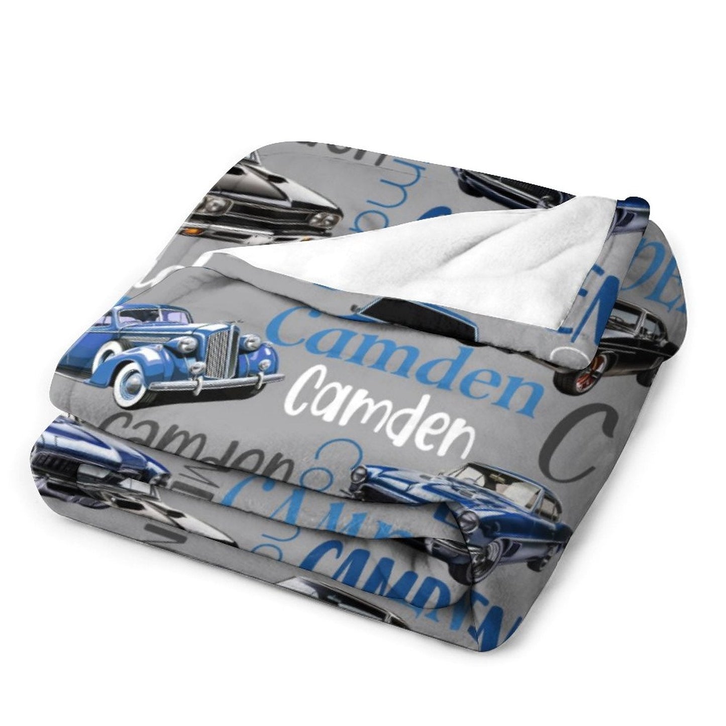 ️Muscle Sports Car Personalized Baby Blanket