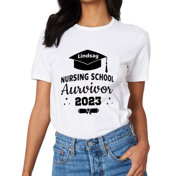 Personalized Nursing Graduation Class Of 2023 Shirt - Graduation Gifts - Yulaki