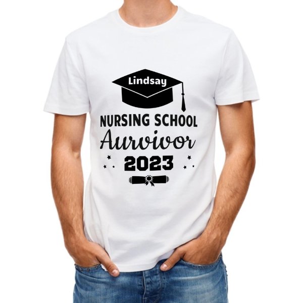 Personalized Nursing Graduation Class Of 2023 Shirt - Graduation Gifts - Yulaki