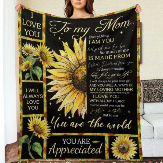So Much Of Me Is Made From You - Family Blanket - New Arrival, Christmas Gift For Mother From Daughter - Yulaki