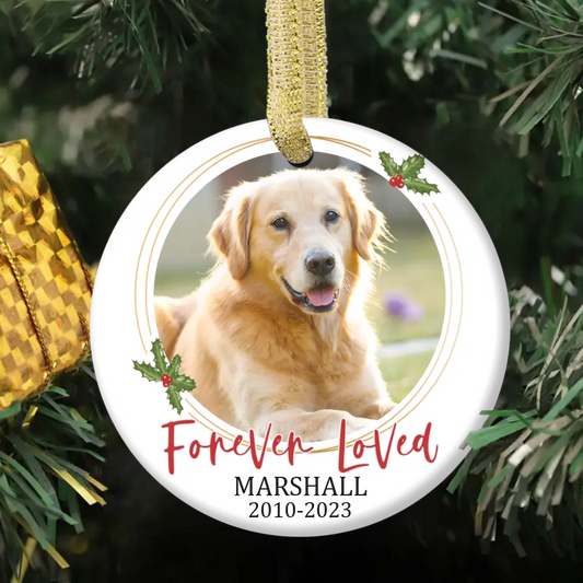 Personalized Memorial Custom Photo Ornaments - Forever Loved