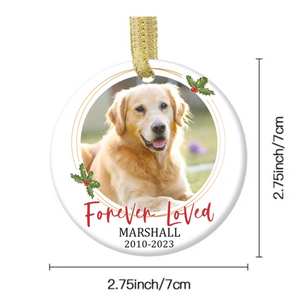 Personalized Memorial Custom Photo Ornaments - Forever Loved