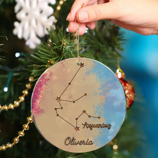 Zodiac Ornament - Personalized Horoscope Ornament