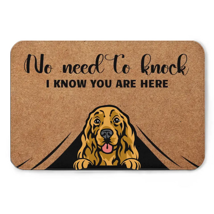 Personalized Pets & Name Doormat For Pet Lovers