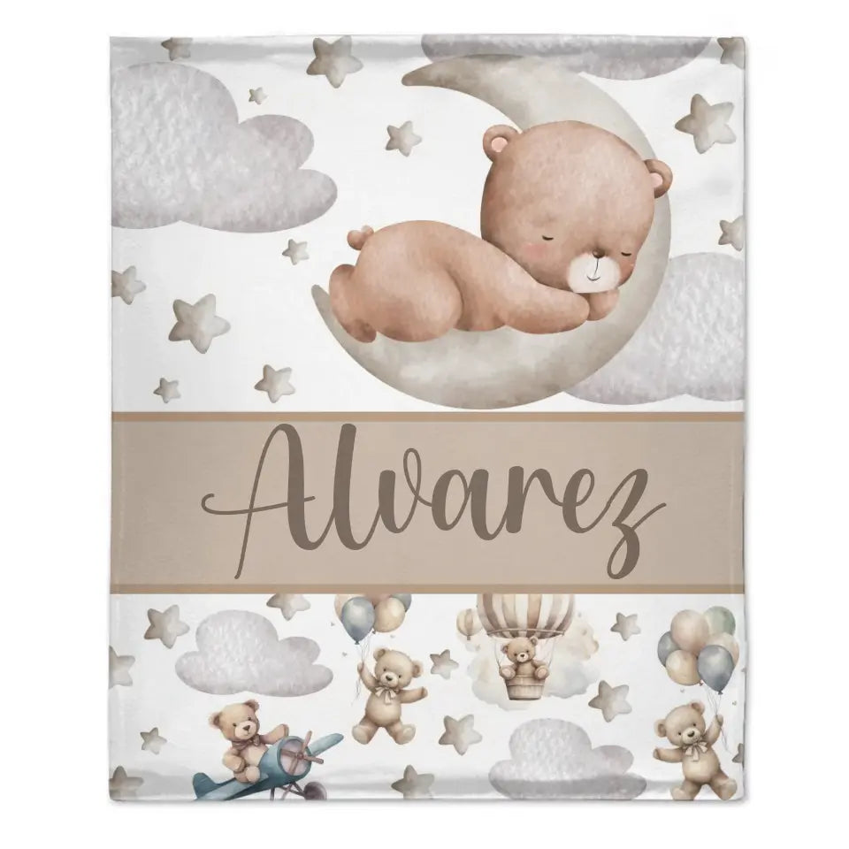 Personalized Custom Baby Blanket With Name - Best Gift For Baby