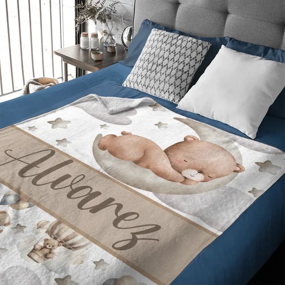 Personalized Custom Baby Blanket With Name - Best Gift For Baby