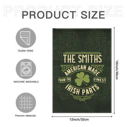 Personalized Name St. Patrick Irish Parts Blanket