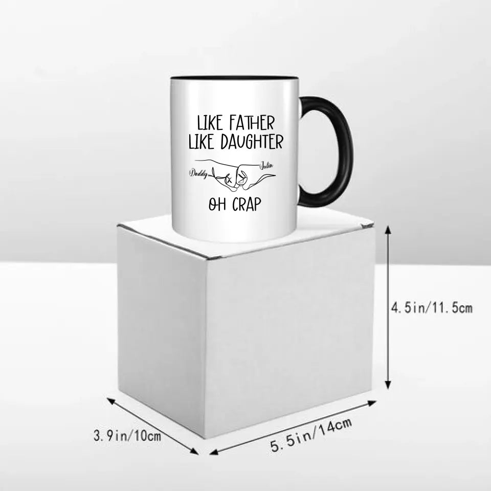 Personalized Custom Mug, Like Mother Like Son, Gift For Family
