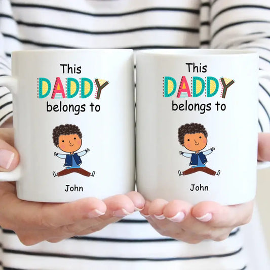 Personalized Custom Mug Life Is Just Better With kids, This Grandpa belongs to Kids Mug