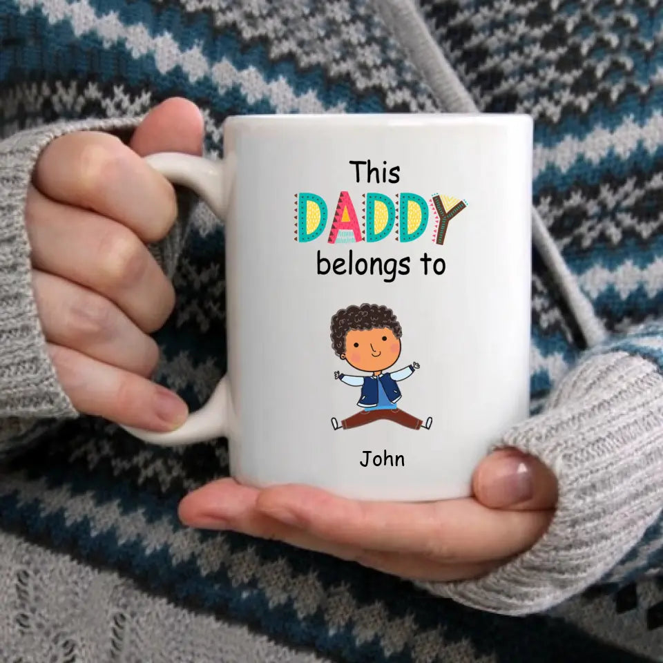 Personalized Custom Mug Life Is Just Better With kids, This Grandpa belongs to Kids Mug