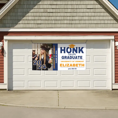 Personalized Honk Graduation Banner,You Did It