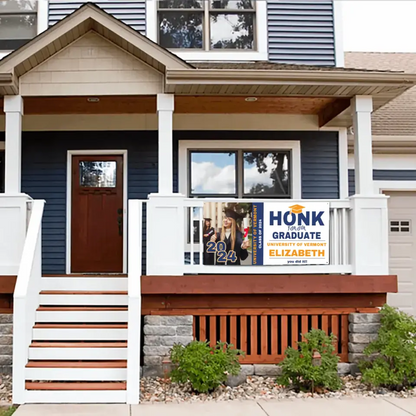 Personalized Honk Graduation Banner,You Did It