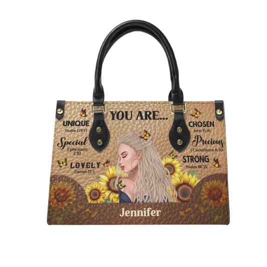 Gift For Daughter Leather Bag - You Are Affirmation