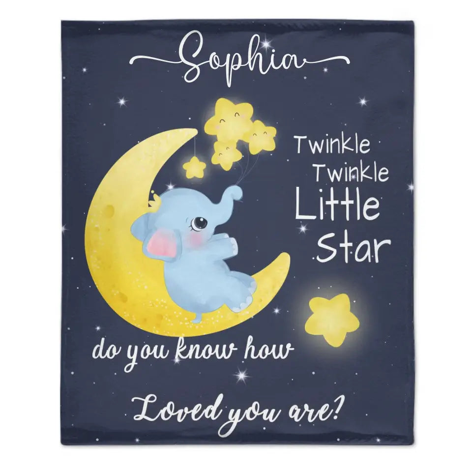 Personalized Baby Blanket - Do You Know How Loved To You