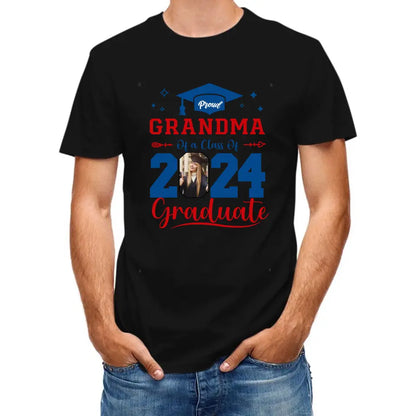 Personalized Class of 2024 Proud Graduate Shirt, Custom Photo