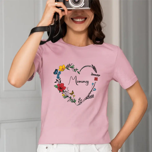 Family Personalized Unisex T-Shirt - Gift for Mom, Grandma
