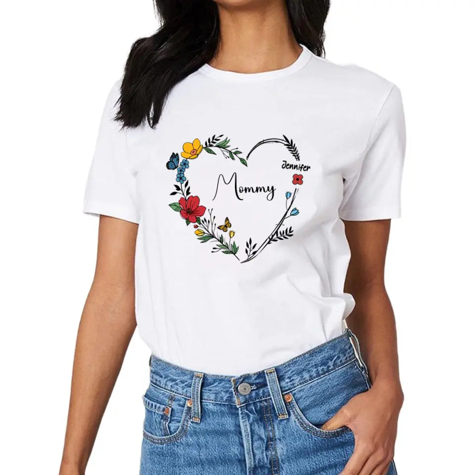 Family Personalized Unisex T-Shirt - Gift for Mom, Grandma