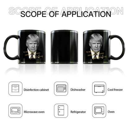 President Donald Trump Autographed Black Mug