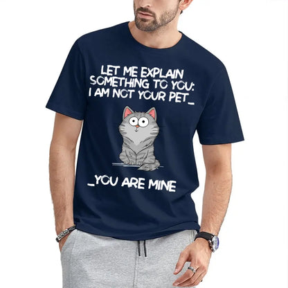 I‘m Not Your Pet Funny Expression Cat Personalized Shirt