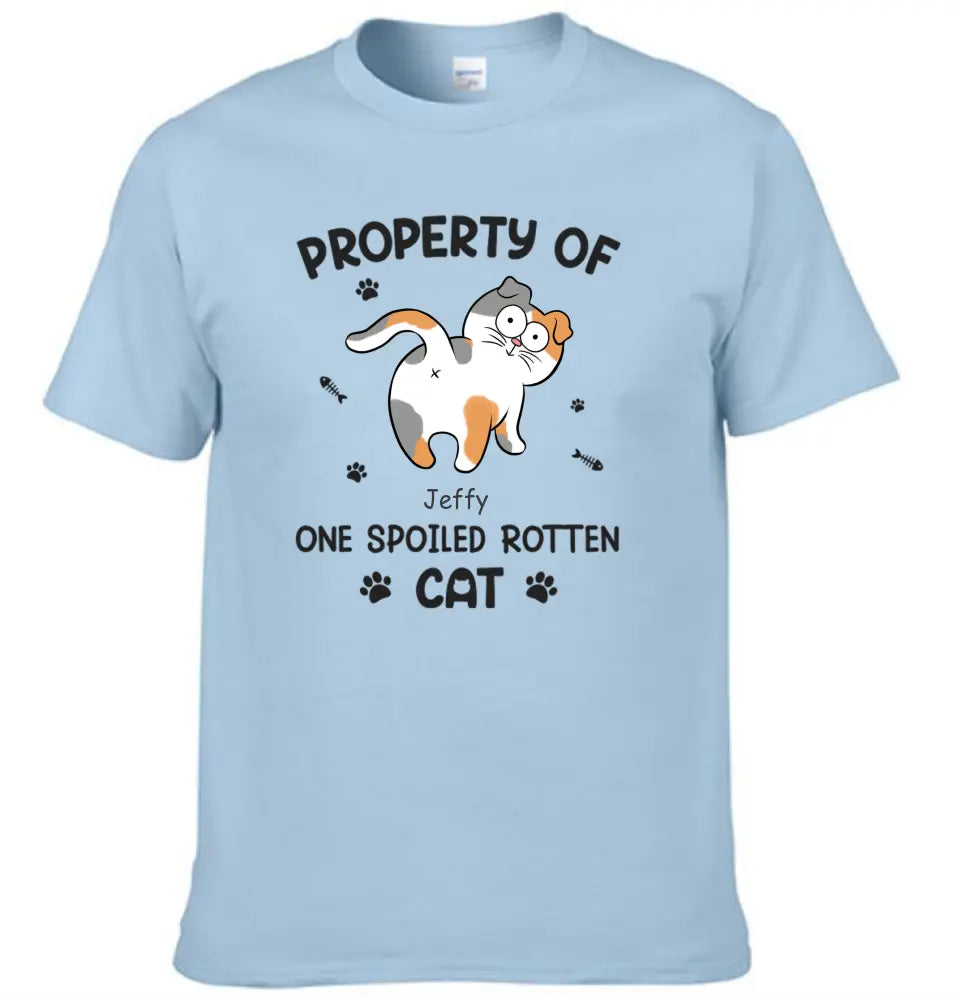 Spoiled Rotten Cats - Cat Personalized Custom T-shirt - Gift For Pet Owners, Pet Lovers