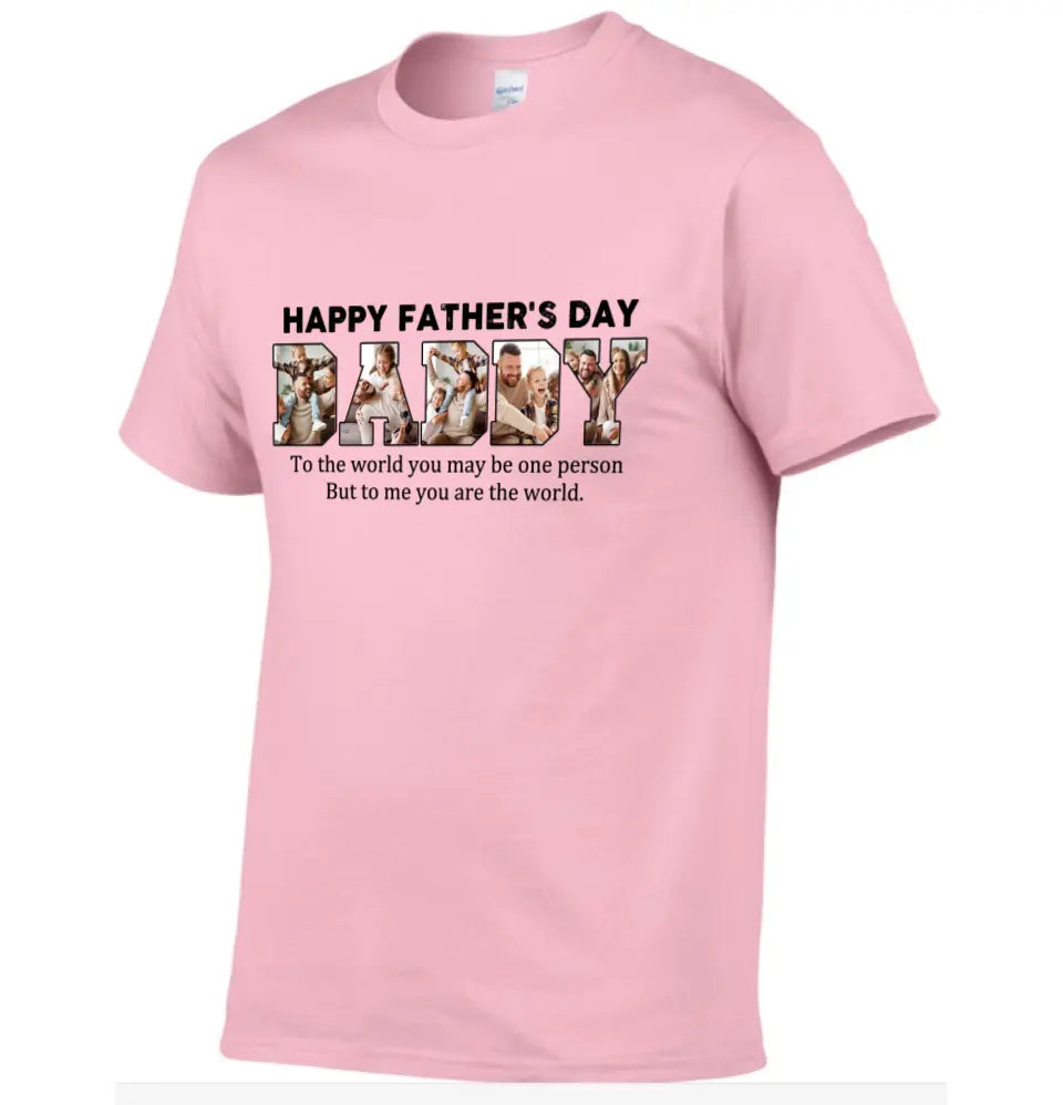 Customize DADDY Photo T-shirt, Happy Father’s Day