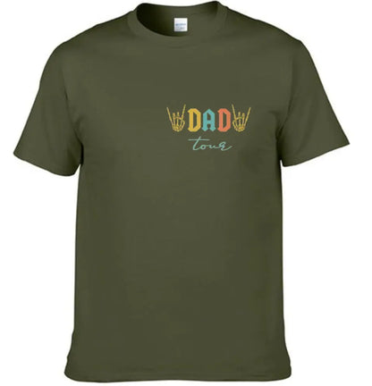 Fatherhood Tour T-Shirt, Sometimes I Rock It Sometimes It Rocks Me