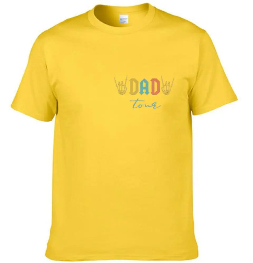 Fatherhood Tour T-Shirt, Sometimes I Rock It Sometimes It Rocks Me